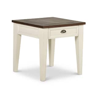 Steve Silver Cottonville Two-tone Side Table with Storage