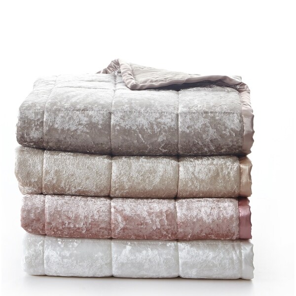 Shop Crushed Velvet Throw Blanket - Free Shipping On Orders Over $45