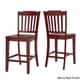 preview thumbnail 20 of 20, Elena Antique Grey Extendable Counter Height Dining Set - Slat Back by iNSPIRE Q Classic