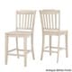 preview thumbnail 9 of 20, Elena Antique Grey Extendable Counter Height Dining Set - Slat Back by iNSPIRE Q Classic