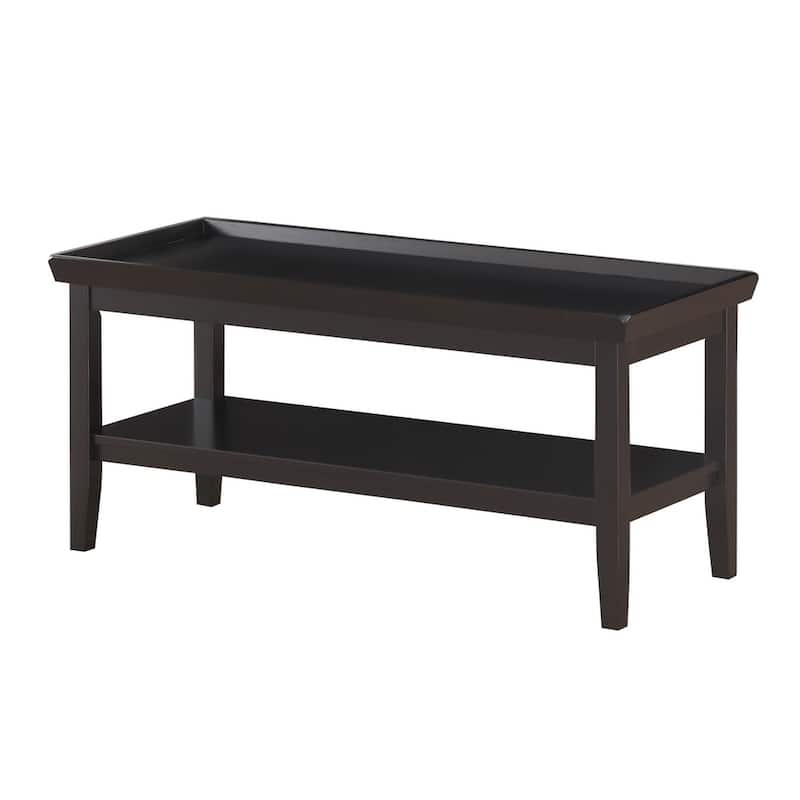 Convenience Concepts Ledgewood Coffee Table with Shelf