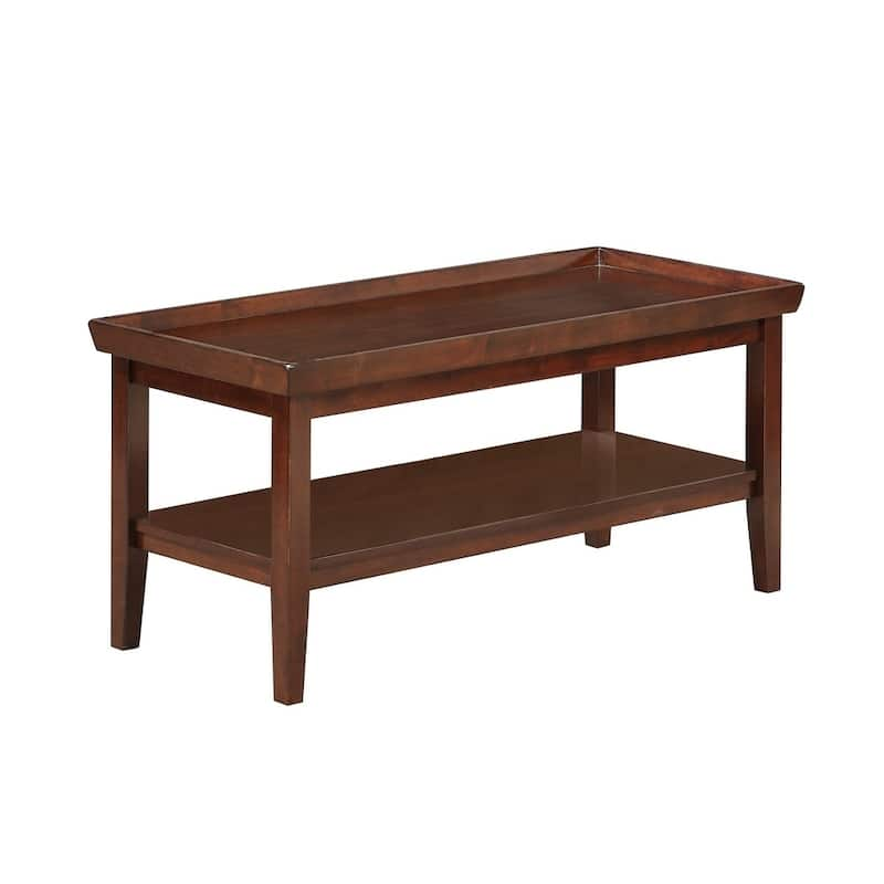 Convenience Concepts Ledgewood Coffee Table with Shelf