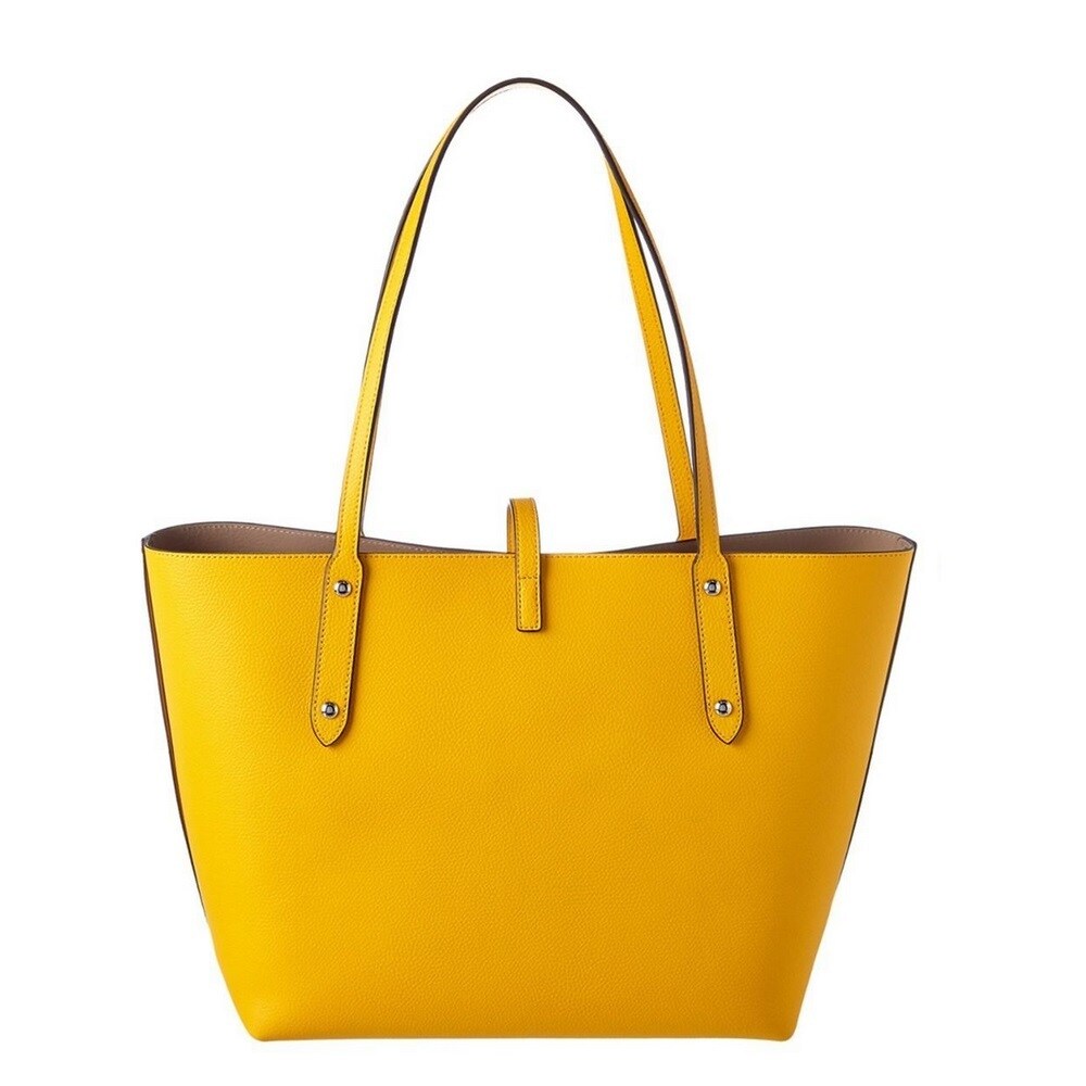 coach yellow tote bag