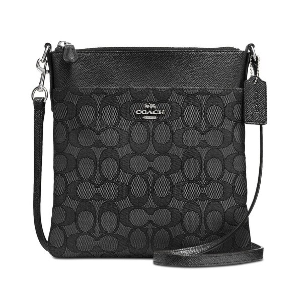 coach crossbody messenger bag black