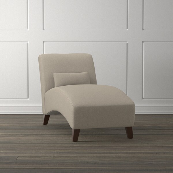 Handy Living Colbran Taupe Linen Chase Lounge