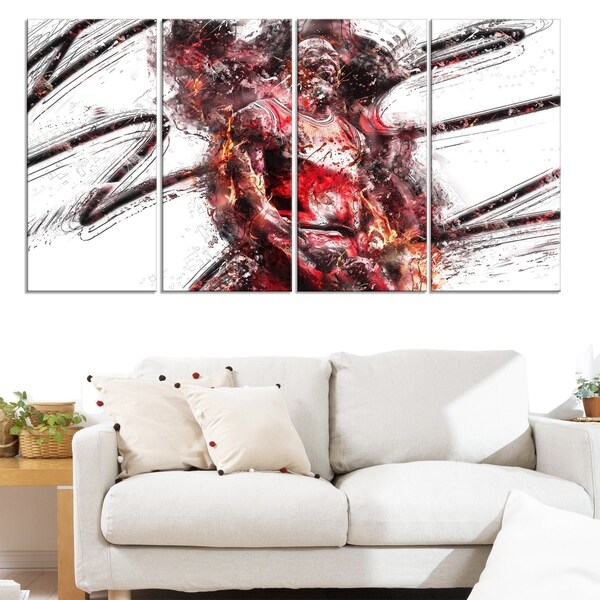 Design Art - Basketball Winning - Canvas Art Print