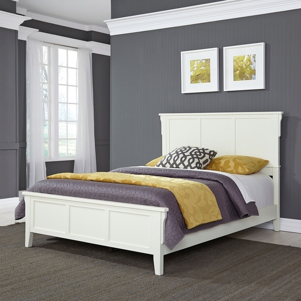 Home Style Arts Crafts White Wood Queen Bed On Free Home Style Arts Crafts White Wood Queen Bed