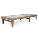 Summerland Outdoor Acacia Wood Mesh Chaise Lounge by Christopher Knight Home - Thumbnail 5