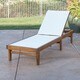 Summerland Outdoor Acacia Wood Mesh Chaise Lounge by Christopher Knight Home - Thumbnail 8