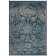 preview thumbnail 11 of 12, Cynara Distressed Floral Persian Medallion Area Rug 5' x 8' - Blue