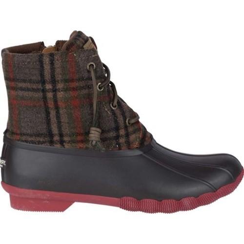 plaid sperry boots