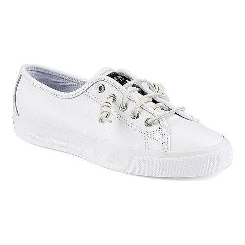 Women's Sperry Top-Sider Seacoast Leather White Leather - Free Shipping ...
