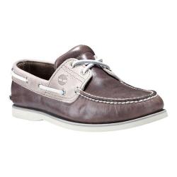 timberland grey boat shoes