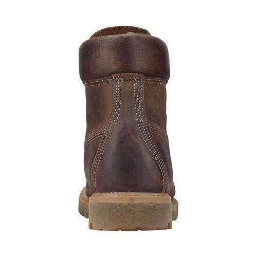 timberland brown burnished full grain