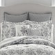 preview thumbnail 2 of 6, Laura Ashley Annalise Floral Grey Cotton Bonus Comforter Set