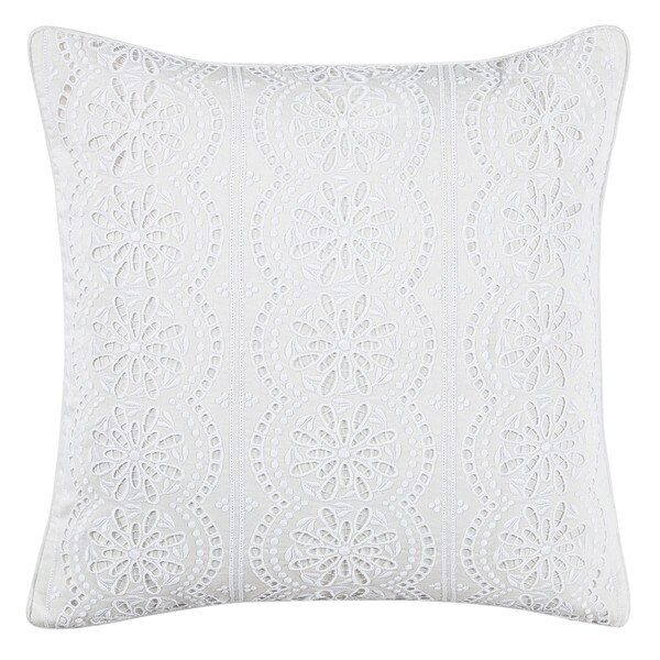 Laura Ashley Alaina Lace Throw Pillow