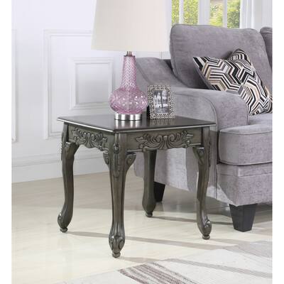 Traditional Ornate Detailing End Table