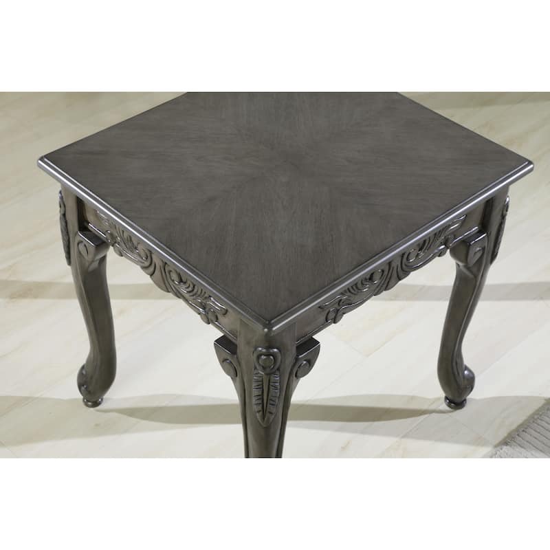 Traditional Ornate Detailing End Table