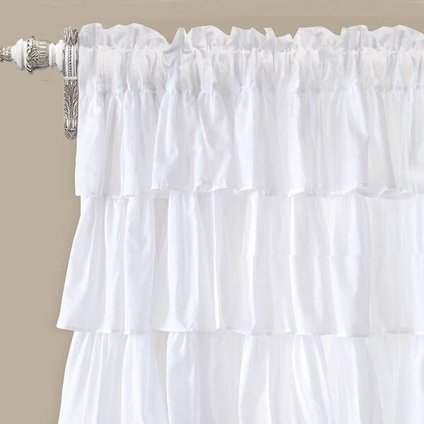 Shop Driftaway Ruffle Layer Panel Rod Pocket Window Curtain