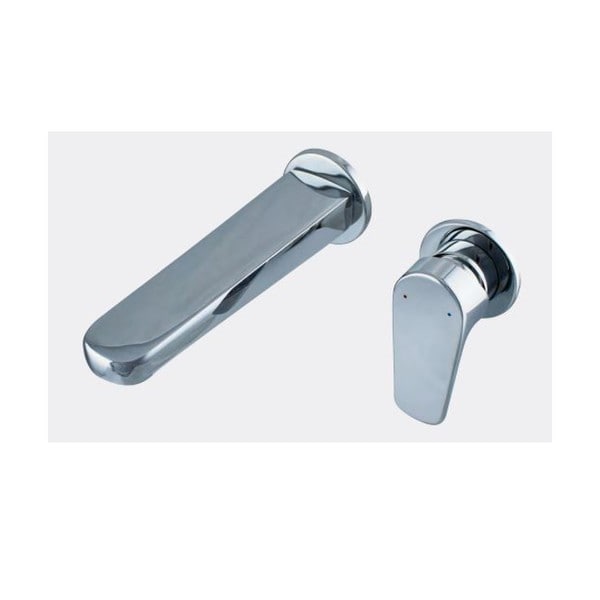 Wall Mounted Tub Filler With Horizontal Rough-in Valve - F18008T-S - Chrome