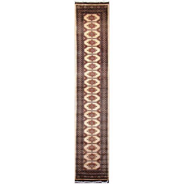 Handmade Bokhara Wool Runner (Pakistan) - 2'8 x 13'2