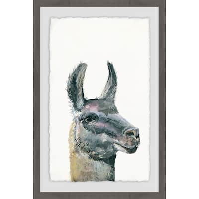 'Side Eye' Framed Painting Print - Multi-Color