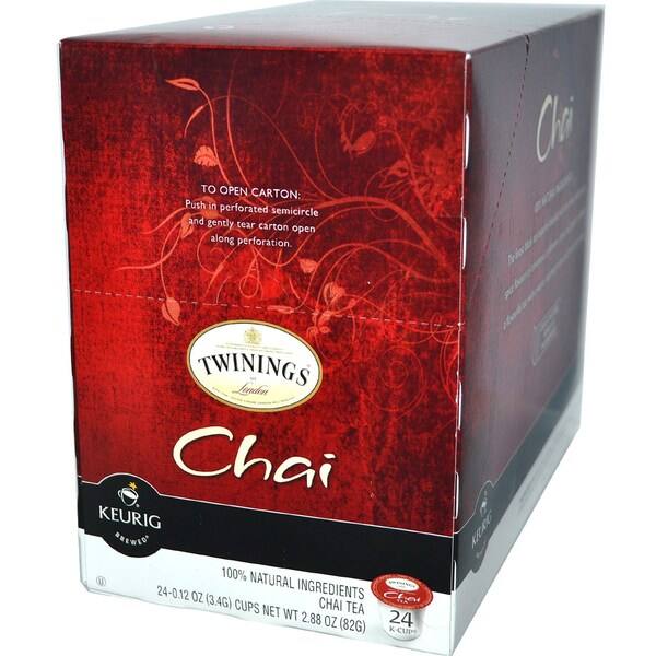 Shop Twinings Of London Decaf Chai Tea K Cup 24 Count Overstock