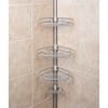 Solano E-Satin Nickel Steel Tension Pole Caddy - Bed Bath & Beyond