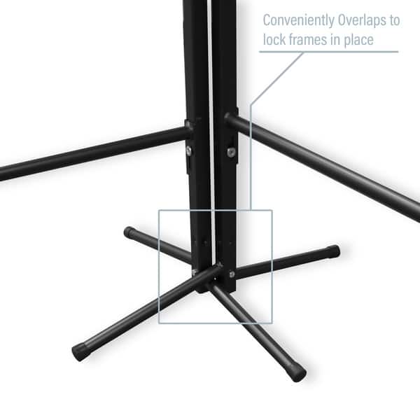 InStyleDesign Multi-Purpose Portable Rod Stand 74 tall, 58 wide