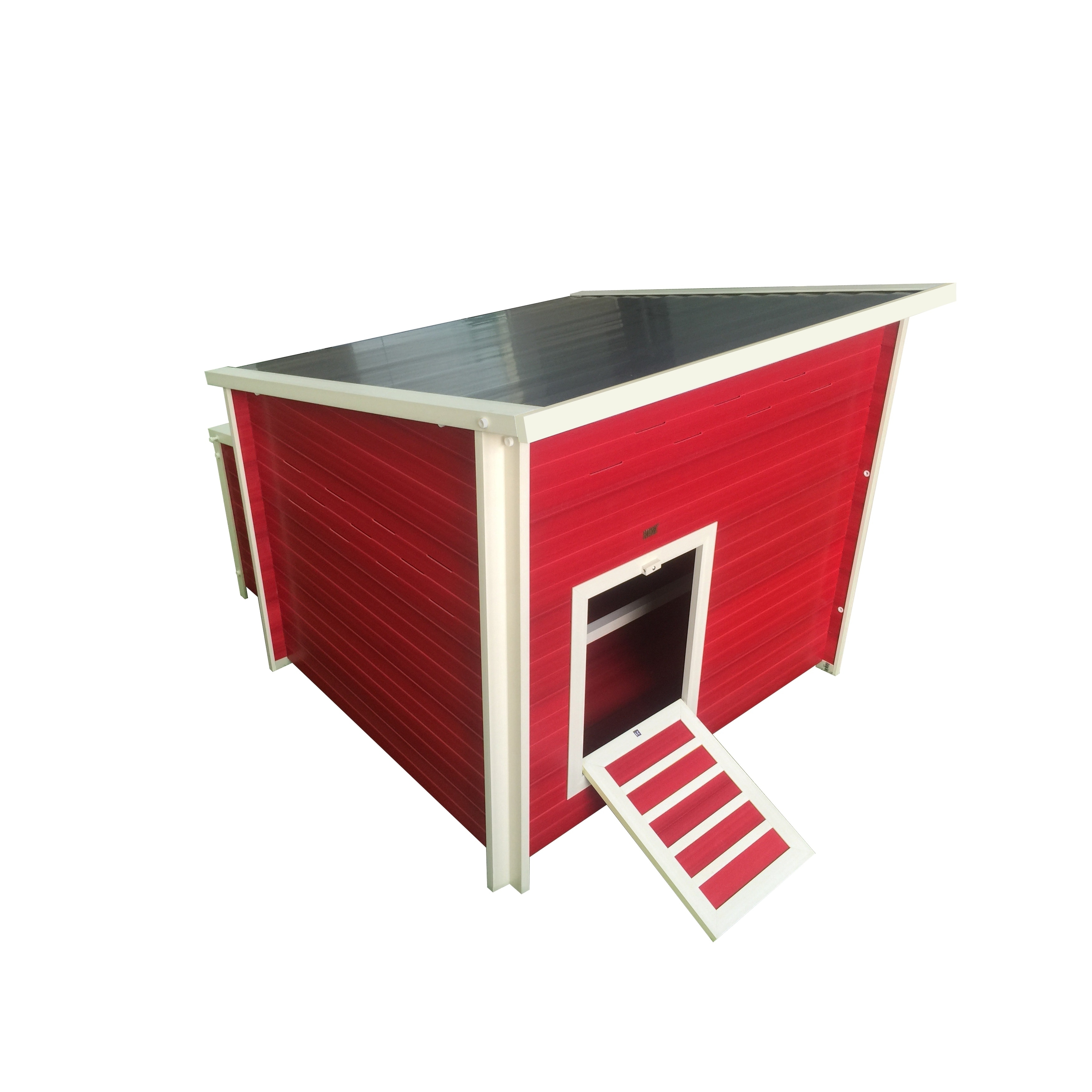 Shop New Age Pet Ecoflex Jumbo Fontana Chicken Barn In Red Free