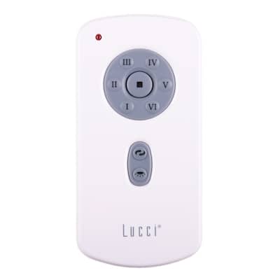 Lucci Air Viceroy White Ceiling Fan Remote Control