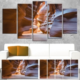 Antelope Canyon Glow Inside - Landscape Photo Canvas Print - Overstock ...
