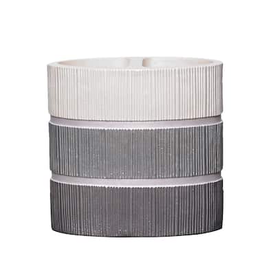 Modern Line Tooth Brush Holder- Grey