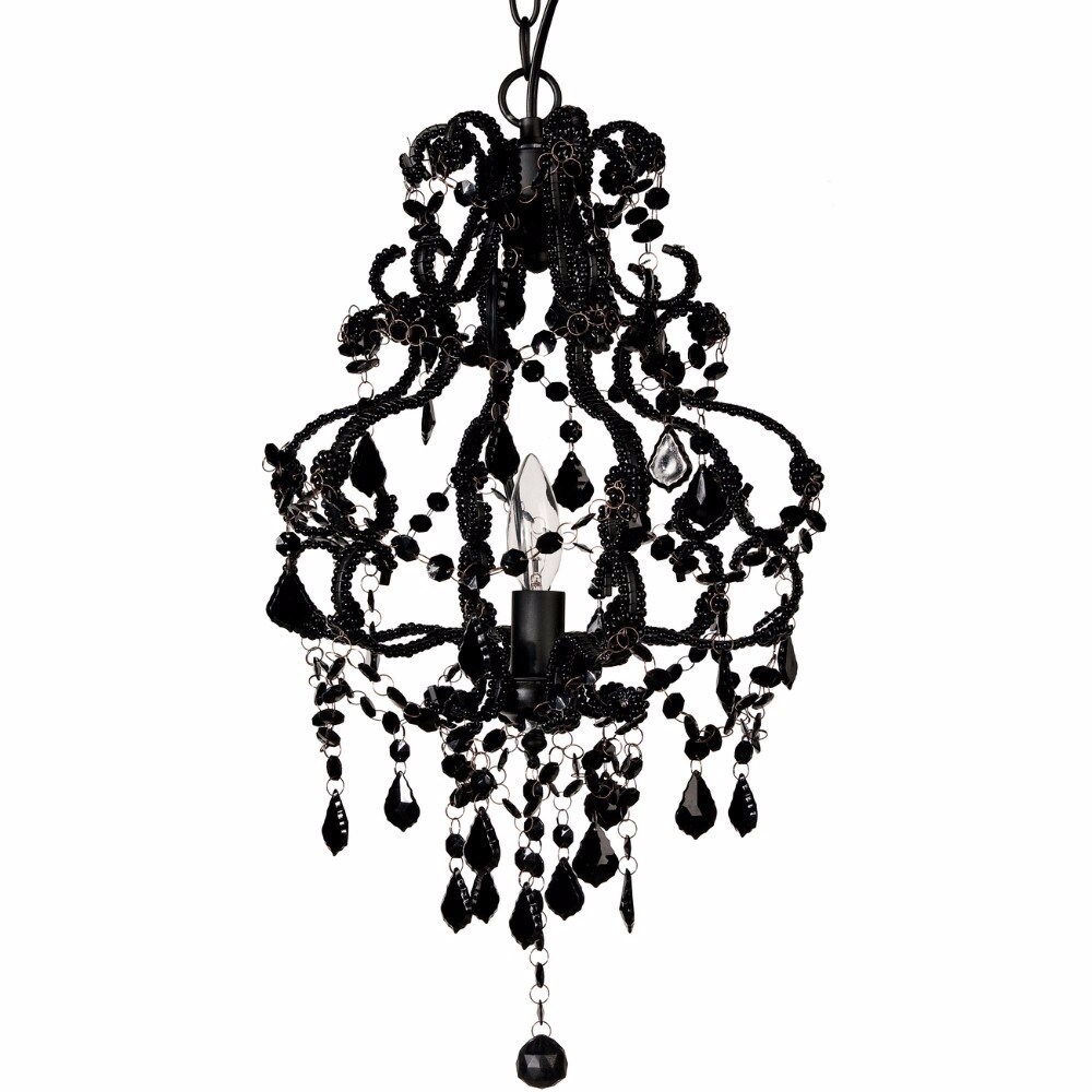 Glamorously Stimulating Elizavetta Noir Chandelier - Chandeliers For Bedrooms by Overstock.com