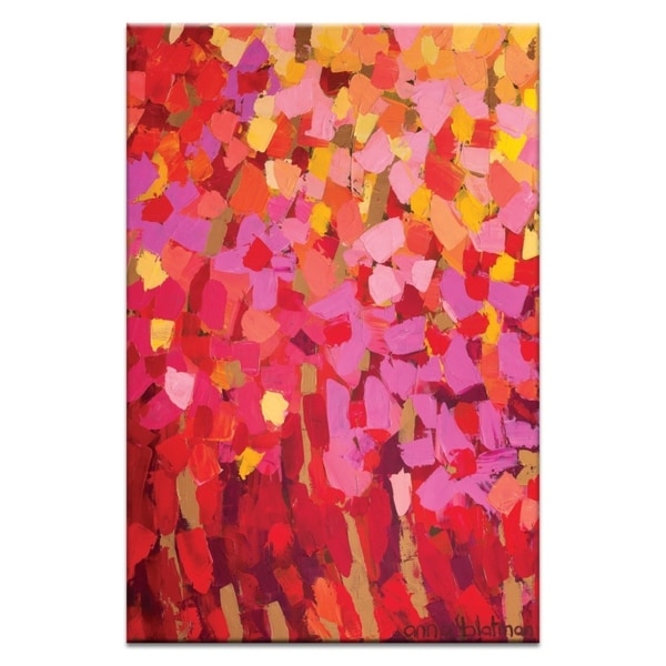 Artist Lane 'Mixed Pinks' by Anna Blatman Canvas Print Wall Art