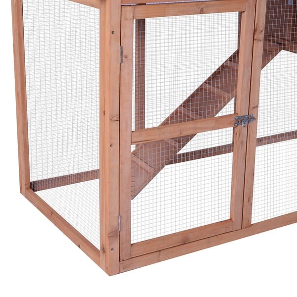 Shop 82 Wood Chicken Coop House Hutch Run Free Shipping Today