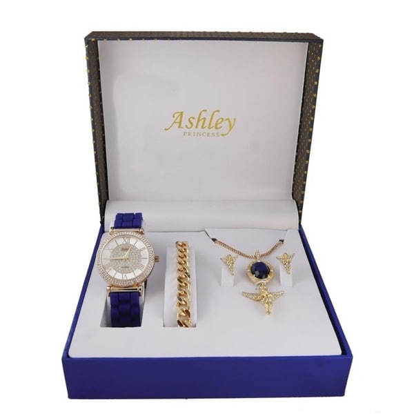 Shop Ashley Princess Ladies Watch 4 Piece Gift Set - 1412 ...