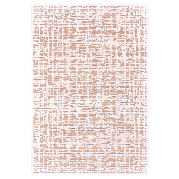 Grand Bazaar Qazi Blush/ White Wool Rug - 1'9" x 2'10"