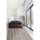 preview thumbnail 2 of 2, Grand Bazaar Fadden Charcoal/Taupe Wool Rug - 5' x 8'