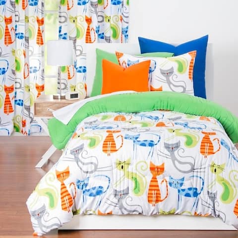 Learning Linens Smarty Cat 3-piece Comforter Set