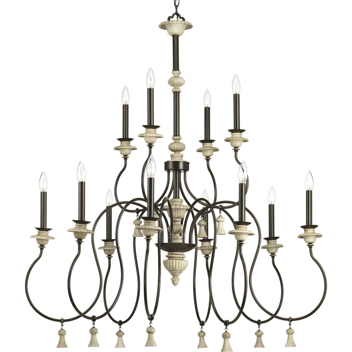 Bergamo Twelve-Light Chandelier - N/A - Chandeliers For Bedrooms by Overstock.com