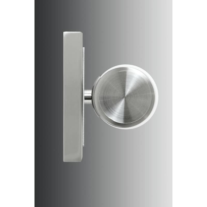 Concourse LED Collection 24" Brushed Nickel Etched White Glass Modern Bath Vanity Light