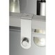 preview thumbnail 4 of 2, Glayse Collection 3-Light Brushed Nickel Clear Glass Luxe Bath Vanity Light