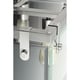 preview thumbnail 2 of 2, Glayse Collection 3-Light Brushed Nickel Clear Glass Luxe Bath Vanity Light