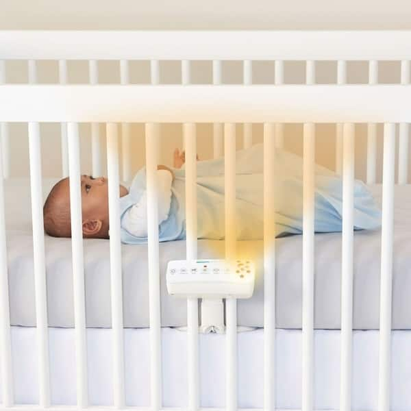 Shop Halo Snoozypod Vibrating Bedtime Soother In White Overstock