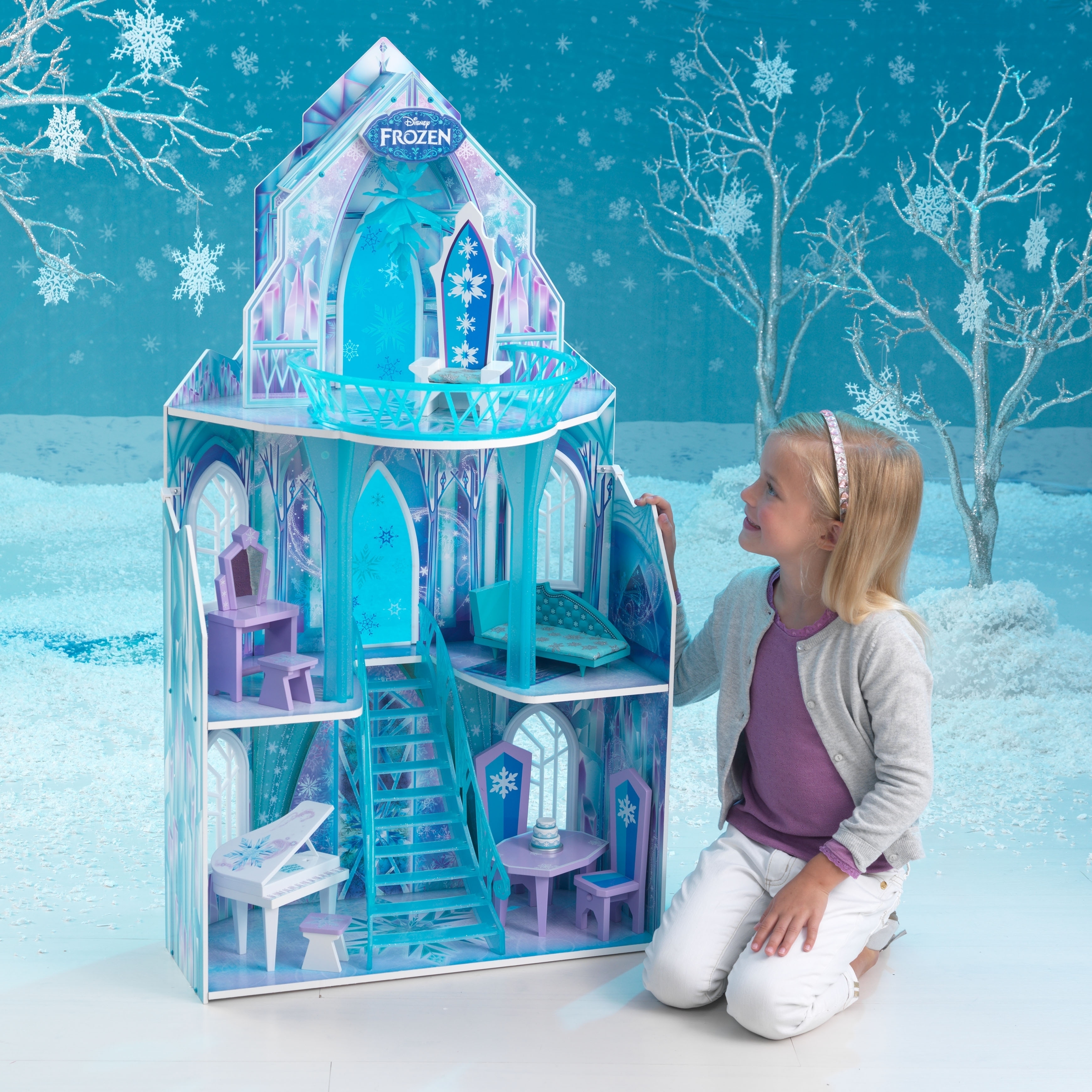 frozen dollhouse castle