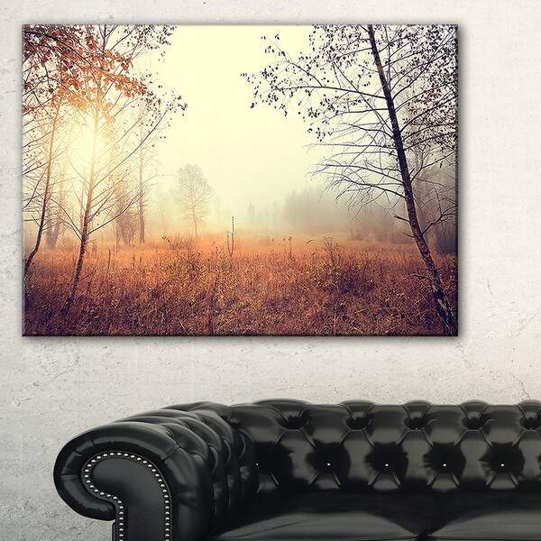 Beautiful Natural Landscape with Trees Extra Large Wall Art Landscape