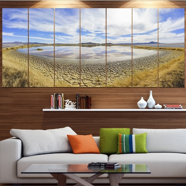 Designart 'Beautiful Grimshaw Lake' Modern Landscpae Wall Art