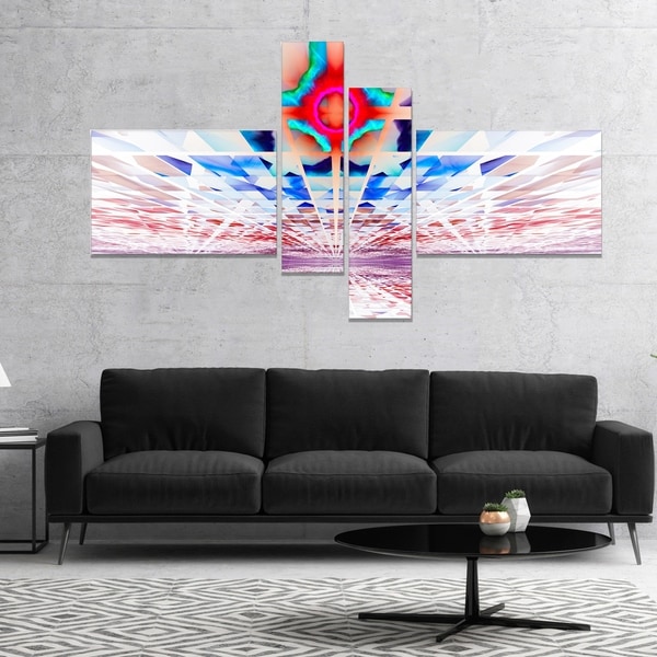 Designart 'Cosmic Horizons Apocalypse' Abstract Wall Art Canvas