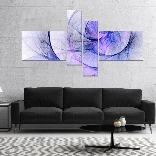 Designart 'Blue Storm Sky' Abstract Canvas art print